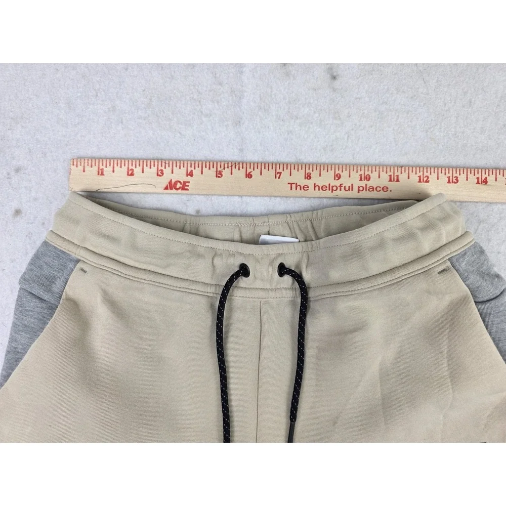 Nike Tech Fleece Pants Mens Small Sweatpants Joggers‎ Gray Beige Tan *READ*